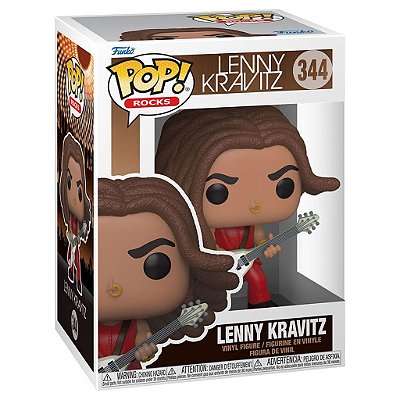 Funko Pop Rocks - Lenny Kravitz #344 Vinil 9,5 cm Oficial Funko