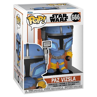 Funko Pop Star Wars Mandalorian 2 - Paz Vizsla #666 Vinil 9,5 cm Oficial Funko