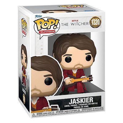 Funko Pop The - Witcher Jaskier (Temporada 2) #1320 Vinil 9,5 cm Oficial Funko