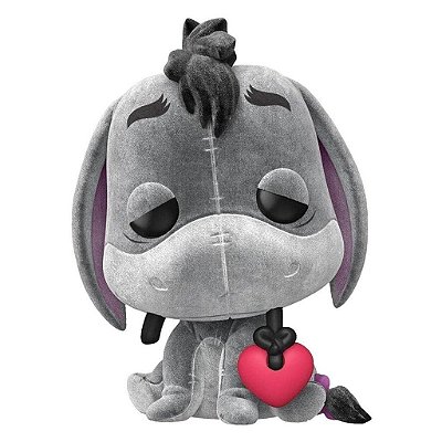 Funko Pop Disney Winnie Pooh - Eeyore Flocked #1170 Vinil 9,5 cm Oficial Funko