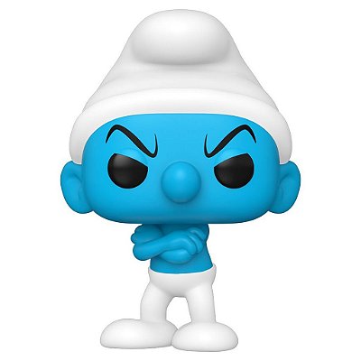 Funko Pop The Smurfs - Grouchy Smurf #1518 Vinil 9,5 cm Oficial Funko