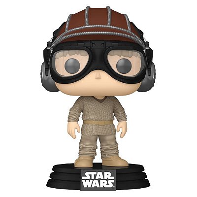 Funko Pop Star Wars Ep1 Pantom Menace Anakin - Skywalker W/Helmet #698 Vinil 9,5 cm Oficial Funko