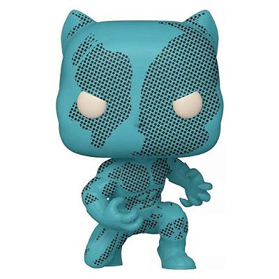 Funko Pop Disney 100Th Marvel Black - Panther Retro #1318 Vinil 9,5 cm Oficial Funko