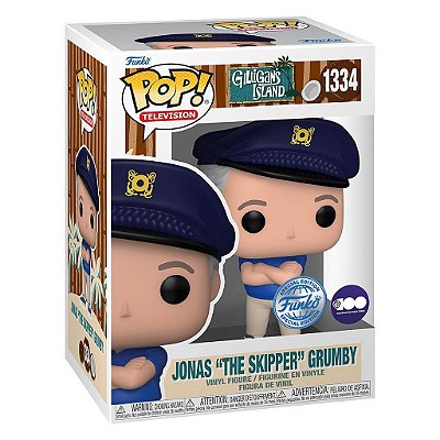 Funko Pop Gilligans Island Jonas The - Skipper Grumby #1334 Vinil 9,5 cm Oficial Funko