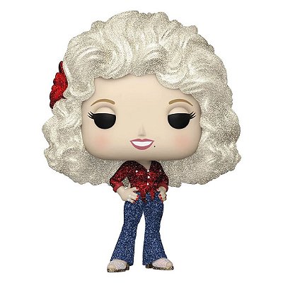 Funko Pop Rocks Dolly Parton Dolly Parton 77 - Tour Diamond #351 Vinil 9,5 cm Oficial Funko