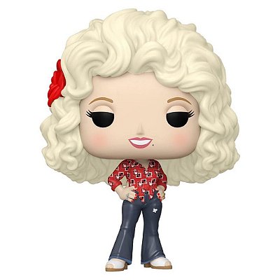 Funko Pop Rocks Dolly Parton Dolly Parton - 77 Tour #351 Vinil 9,5 cm Oficial Funko
