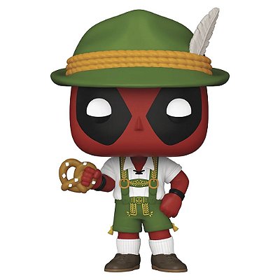 Funko Pop Marvel Deadpool 2 - Deadpool Lederhosen #1341 Vinil 9,5 cm Oficial Funko
