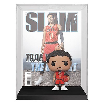 Funko Pop Nba Cover Slam Trae - Young 18 #75072 Vinil 9,5 cm Oficial Funko