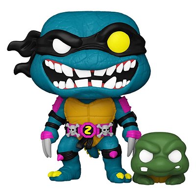 Funko Pop Turtles Ninja 4 Slash - W/Pre-Mutated Slash #1558 Vinil 9,5 cm Oficial Funko