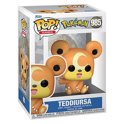 Boneco Funko Pop Pokemon - Teddiursa (Temporada 7) #985