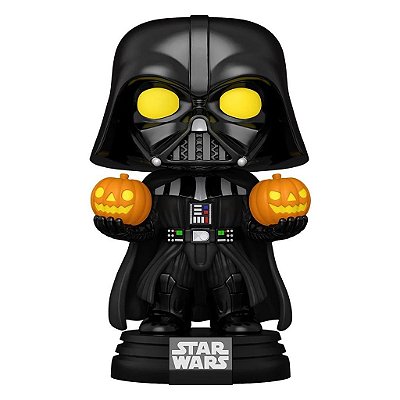 Boneco Funko Pop Disney Halloween Star Wars Darth Vader (Lights) #727