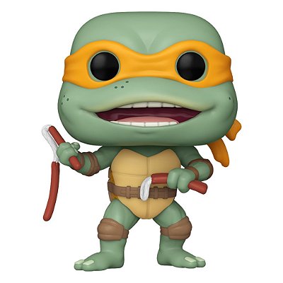 Boneco Funko Pop Turtles Ninja Michelangelo Sausage - Link Nunchu (Temporada 2) #1611