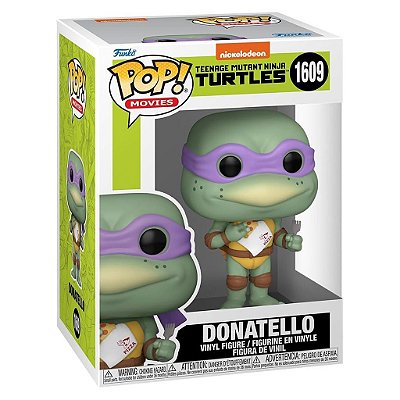 Boneco Funko Pop Turtles Ninja - Donatello W/pizza (Temporada 2) #1609