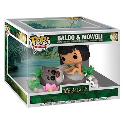 Boneco Funko Pop Disney The Jungle Book Baloo - & Mowgli #1490