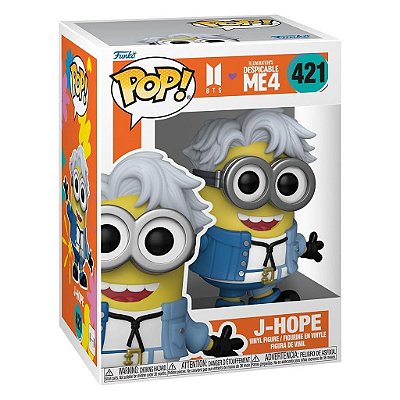 Boneco Funko Pop Rocks Minions X - Bts J-hope #421