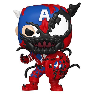 Boneco Funko Pop Marvel Carnageized - Captain America #1436