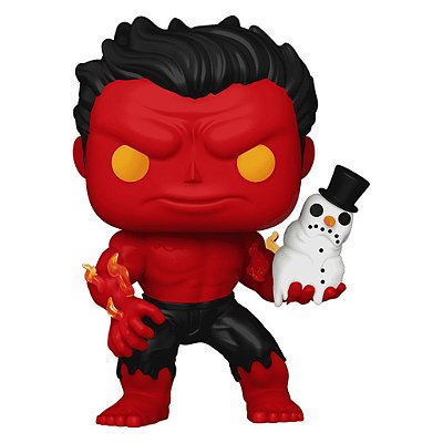 Boneco Funko Pop Marvel Holiday Red - Hulk W/snowman #1439