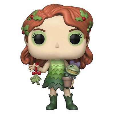 Funko Pop Heroes Dc Holiday - Poison Ivy #528 Vinil 9,5 cm Oficial Funko