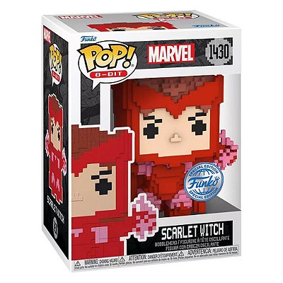 Funko Pop Marvel 8-Bit - Scarlett Witch #1430 Vinil 9,5 cm Oficial Funko