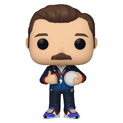 Funko Pop Ted Lasso Ted - Lasso W/Ball #1573 Vinil 9,5 cm Oficial Funko