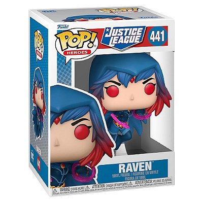 Funko Pop Justice League - 2 Raven #441 Vinil 9,5 cm Oficial Funko