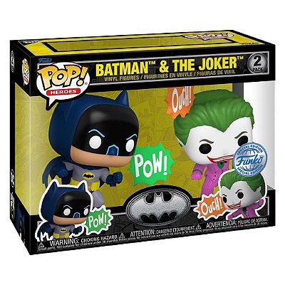 Funko Pop Heroes Batman 85Th Bataman & The - Joker 2Pack #82125 Vinil 9,5 cm Oficial Funko