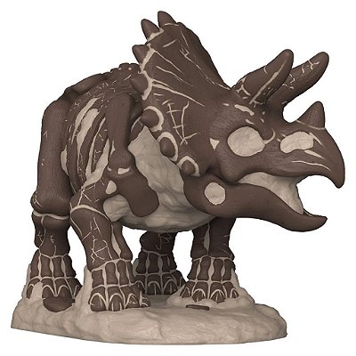 Funko Pop Jurassic World - Fossil Triceratops #1681 Vinil 9,5 cm Oficial Funko