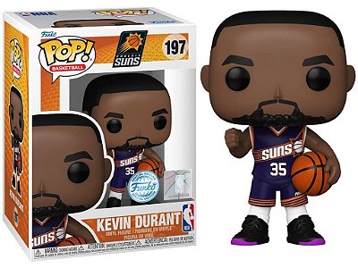Funko Pop Nba Suns - Kevin Durante #197 Vinil 9,5 cm Oficial Funko