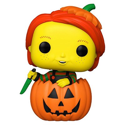 Funko Pop Childs Play 2 Halloween Chucky Good - Guy Chucky #1589 Vinil 9,5 cm Oficial Funko