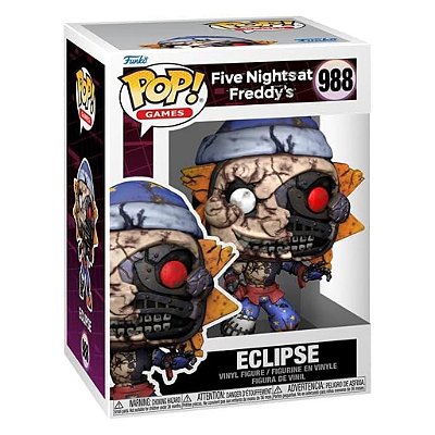 Funko Pop Five Nigths Freddy Ruin - Ruined Eclipse #988 Vinil 9,5 cm Oficial Funko