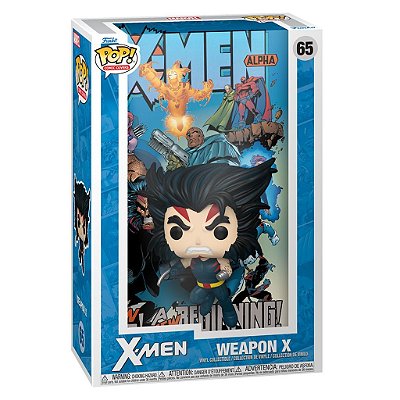 Funko Pop Comic Cover Marvel X-Men Weapon X - Wolverine 65 #84114 Vinil 9,5 cm Oficial Funko