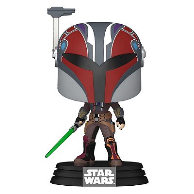 Funko Pop Star Wars Ahsoka 3 - Sabine Wren #750 Vinil 9,5 cm Oficial Funko