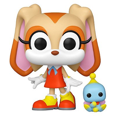 Funko Pop Sonic - Cream W/Cheese #1034 Vinil 9,5 cm Oficial Funko