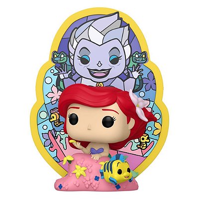 Boneco Funko Pop Disney Little Mermaid *deluxe - Ariel Glass #1702