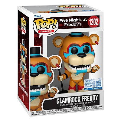 Boneco Funko Pop Five Nigths Freddy - Glamrock Freddy #1202