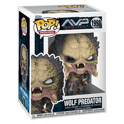 Boneco Funko Pop Alien Vs. Predator Requiem - Wolf Predator #1998