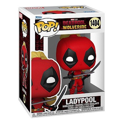 Boneco Funko Pop Marvel Deadpool & - Wolverine Ladypool #1404