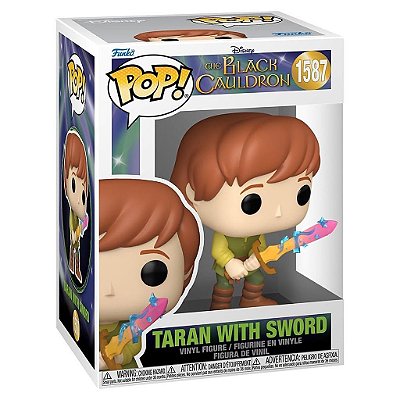 Funko Pop Disney The Black Caudron - Taran W/Sword #1587 Vinil 9,5 cm Oficial Funko