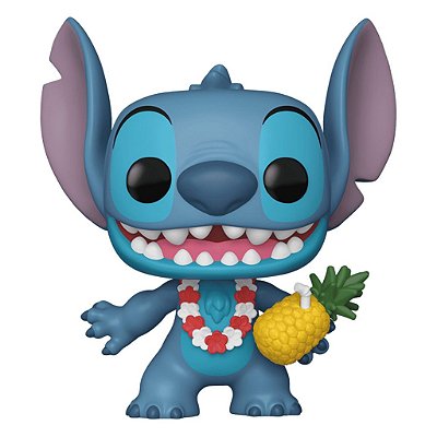 Funko Pop Disney Lilo Stitch - Stitch Luau #1567 Vinil 9,5 cm Oficial Funko