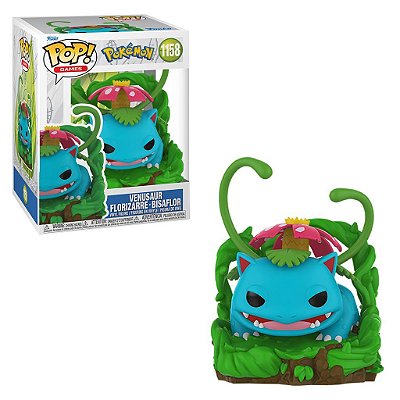 Funko Pop Pokemon - Venusaur (Temporada 7) #1158 Vinil 9,5 cm Oficial Funko