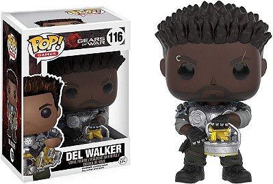 Funko Pop Games Gears Of War Del Walker #116 Vinil 9,5 cm Oficial Funko