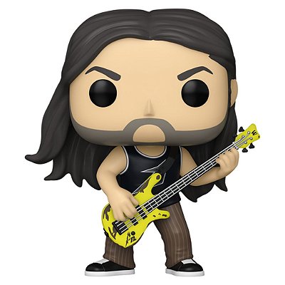 Funko Pop Rocks Metallica - 72 Robert #487 Vinil 9,5 cm Oficial Funko