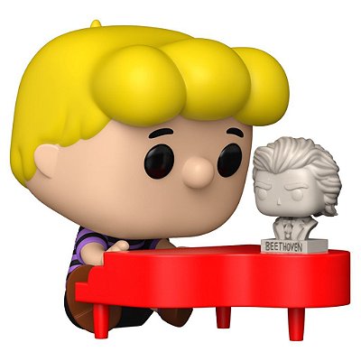 Funko Pop Peanuts - Schroeder (Temporada 8) #2092 Vinil 9,5 cm Oficial Funko