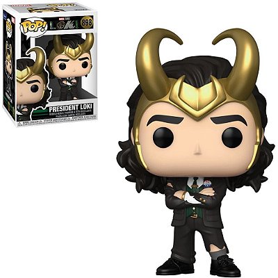 Funko Pop Marvel Loki - Loki President #898 Vinil 9,5 cm Oficial Funko