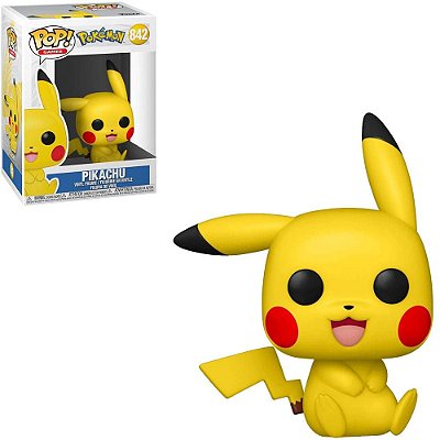 Funko Pop Pokemon - Pikachu (Temporada 7) #842 Vinil 9,5 cm Oficial Funko