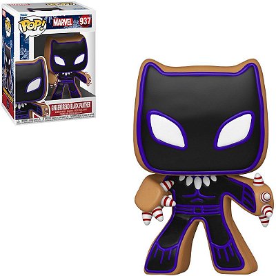 Funko Pop Marvel Holiday - Black Panther #937 Vinil 9,5 cm Oficial Funko