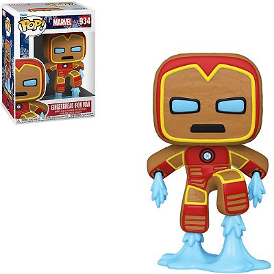 Funko Pop Marvel Holiday - Iron Man #934 Vinil 9,5 cm Oficial Funko