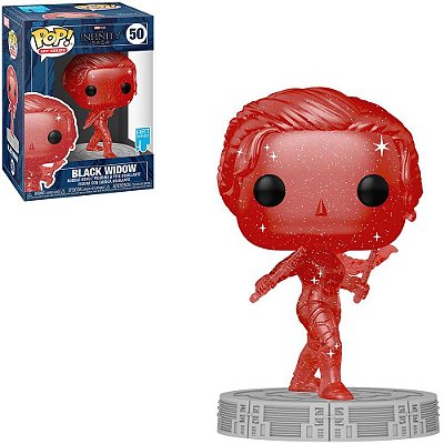 Funko Pop Marvel Art Infinity Saga - Black Widow #50 Vinil 9,5 cm Oficial Funko