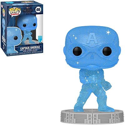 Funko Pop Marvel Art Infinity Saga - Captain America #46 Vinil 9,5 cm Oficial Funko