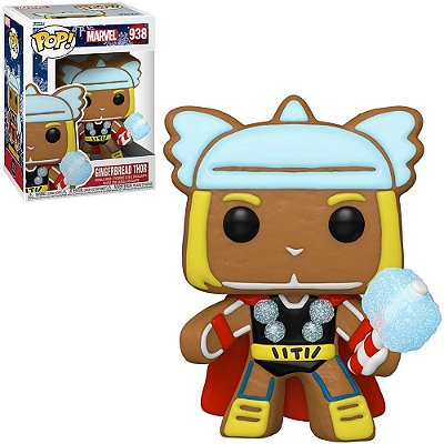 Funko Pop Marvel - Holiday Thor #938 Vinil 9,5 cm Oficial Funko